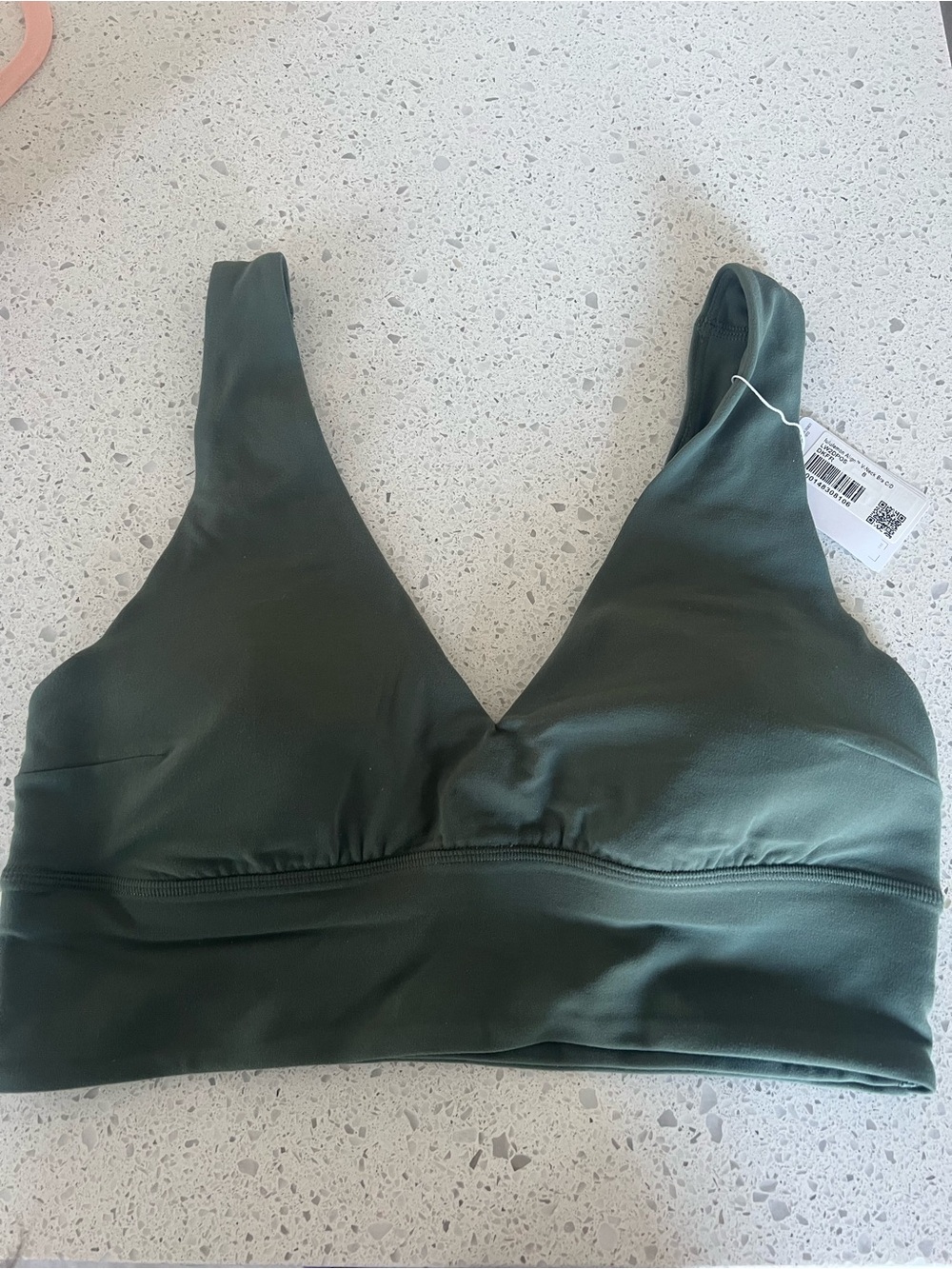 lululemon Align™ V-Neck Bra C/D (NWT) in Dark Forest (Green/Greyish) - Picture 5 of 13